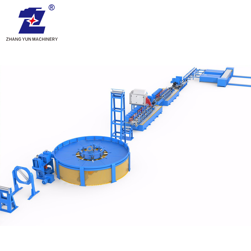 Usine de fabrication de tubes soudés de haute qualité et à haute fréquence de stabilité forte en Chine formant la machine