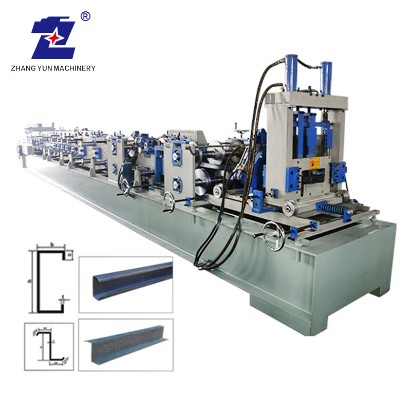 Fonctionnement Flexable Aluminium C / Z Roll Making Machine en vente